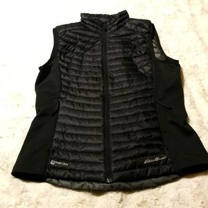 Eddie Bauer Stormdown 800 Puffer Vest Black Size Small